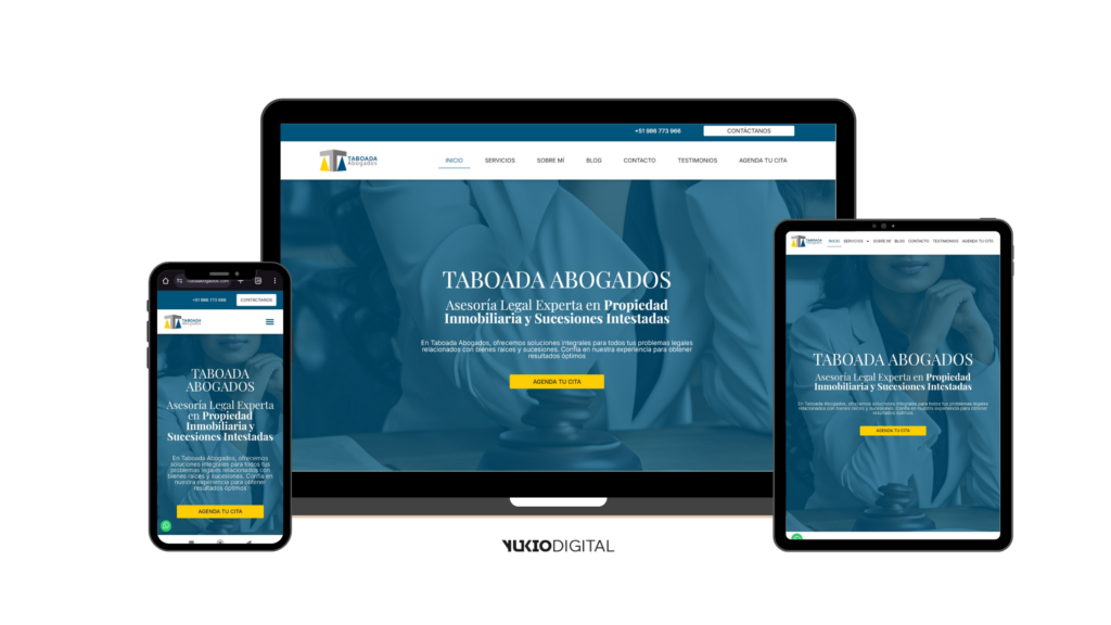 diseño web para abogados que genera confianza